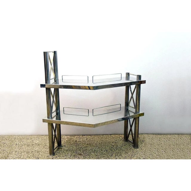 Steel Console Table, Italy, 1970s For Sale - Image 13 of 13