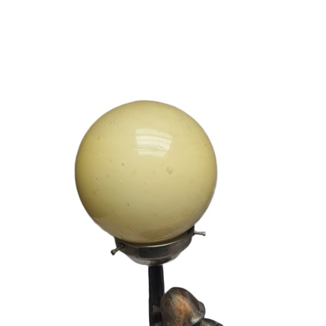 Art Deco Figurative Bedside Lamp, Poland, 1950s For Sale - Image 6 of 17