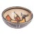 Warren Coriz Signed Santo Domingo Pueblo Bowl With Bird For Sale
