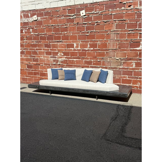 Mid-Century Modern Model 2006-S Platform Sofa Attributed to Adrian Pearsall for Craft Associates For Sale - Image 3 of 9