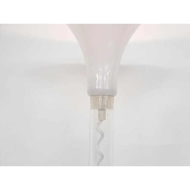 Dutch White Plexi Floor Light by Harco Loor For Sale - Image 4 of 9