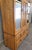 Antique Armoire / Wardrobe English Oak With Beveled Mirror Doors For Sale - Image 4 of 18