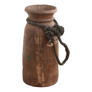 11" Tall Vintage Wabi Sabi Pot For Sale