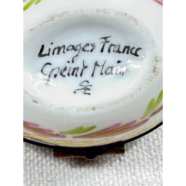 Ceramic Vintage Limoges Box For Sale - Image 7 of 8