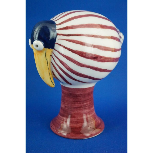 Art Deco Ceramic Pelicans or Toucans, 20th Century, Set of 2 For Sale - Image 11 of 18