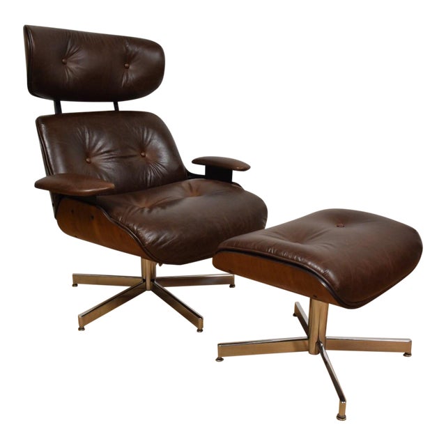 Mulhauser for Plycraft Lounge Chair & Ottoman Chairish