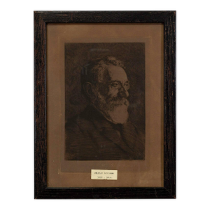 Hermann Struck, Portrait of Professor Rabbi Abraham Berliner