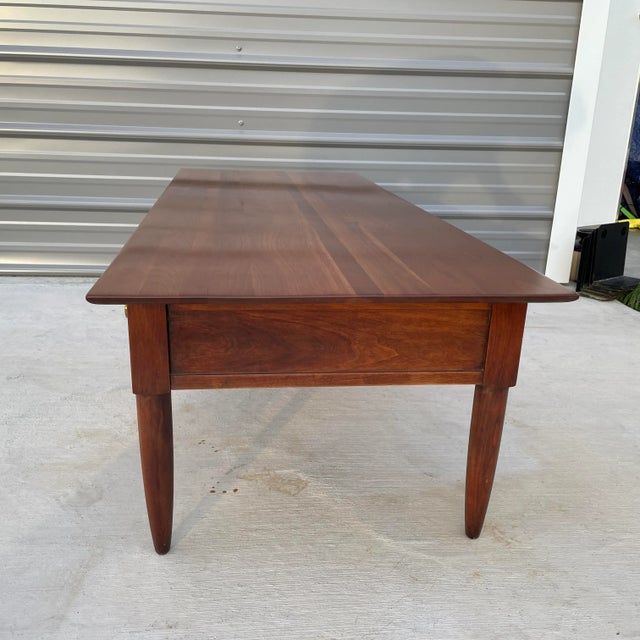 Mid Century / Traditional Solid Cherry Willett Coffee Table For Sale - Image 11 of 12
