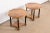 1960s Baker Furniture Neoclassical Burled Walnut Tea Tables, Pair For Sale - Image 5 of 10