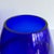 1970s Vintage Hand Blown Conical Cobalt Blue Glass Vase For Sale - Image 5 of 10