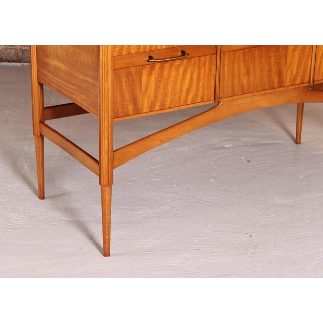 1960s Mid-Century French Mahogany Dressing Table with Mirror, 1960s For Sale - Image 5 of 13