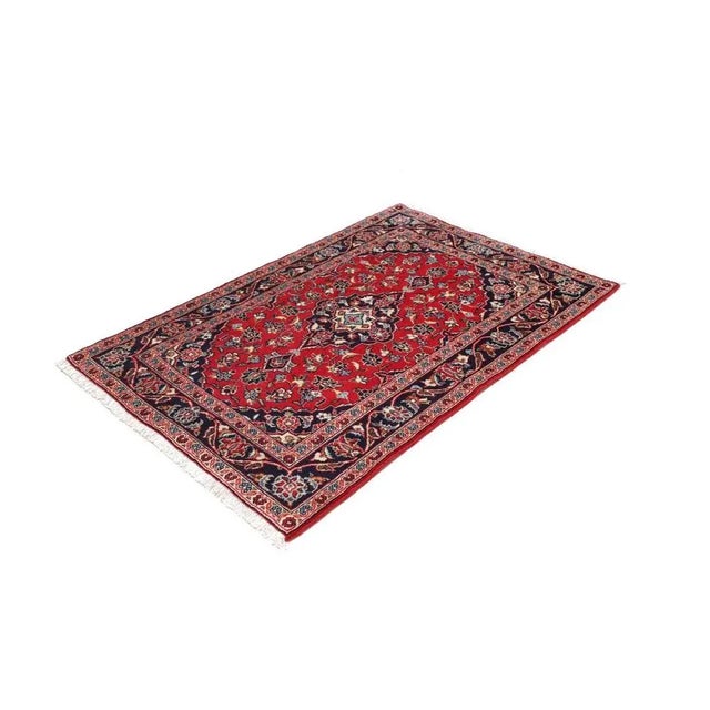 Kashan Rug with Floral Pattern in Virgin Wool For Sale - Image 11 of 11