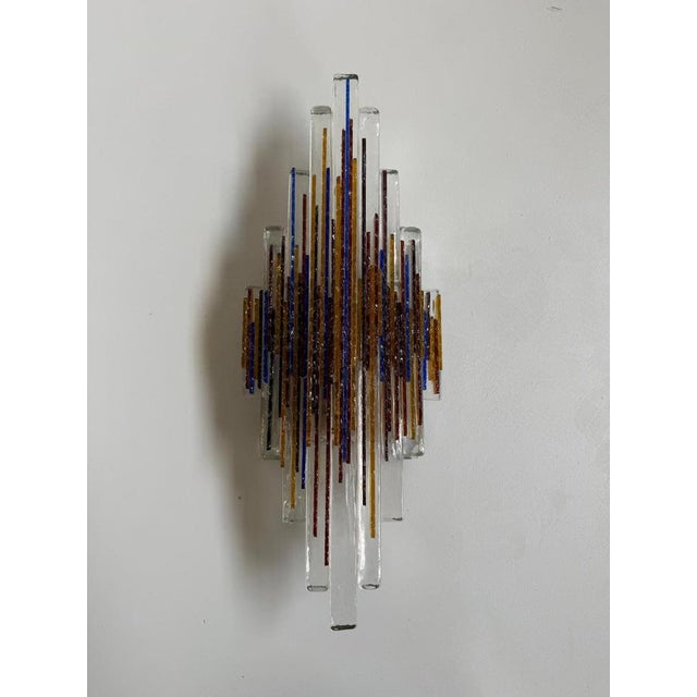 Large Wall Lamp by Albano Poli for Poliarte, 1970s, in Very Good conditions. Designed 1960 to 1969 I have official proof...