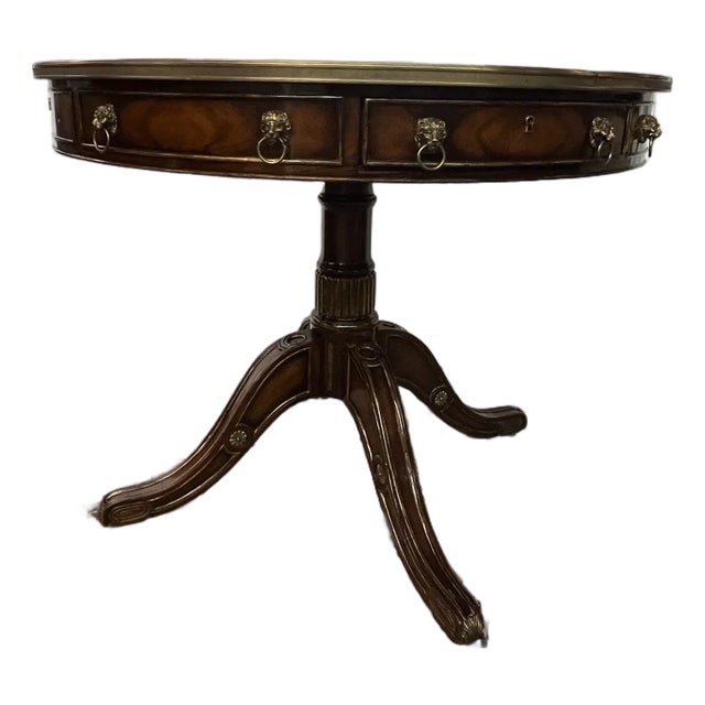 19th Century Theodore Alexander Regency Style Rosewood & Parcel Gilt Center Table For Sale