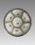 Mid-Century Modern Fine Mid Century White & Gold Kutani Porcelain Sweetmeat Tray of 7 Bowls, Japanese Actors For Sale - Image 3 of 12
