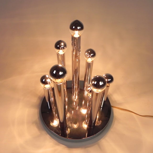 9-Light Ceiling Lamp by Gaetano Sciolari for Boulanger, 1970s For Sale - Image 10 of 18