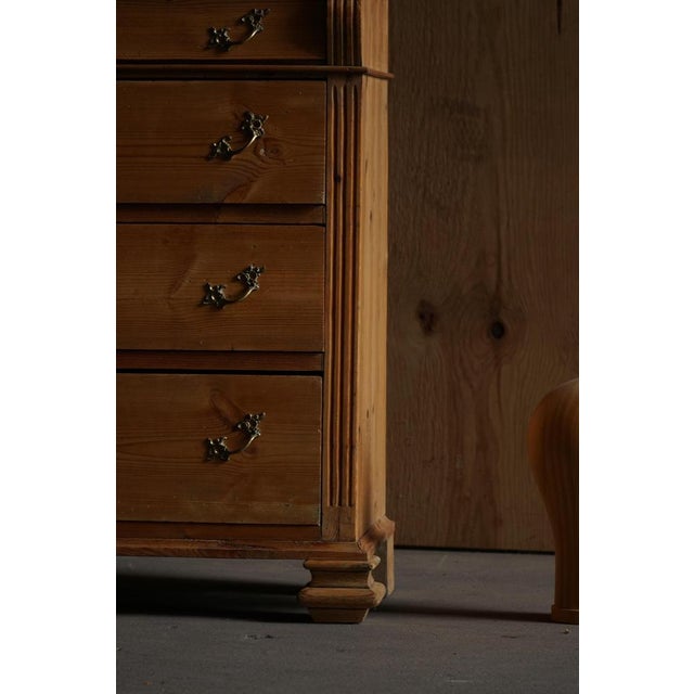 Vintage Danish Chest of Drawers in Pine, 1920s For Sale - Image 13 of 17