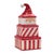 Contemporary Ceramic Stacking Santa Character (Set of 3) For Sale - Image 3 of 9