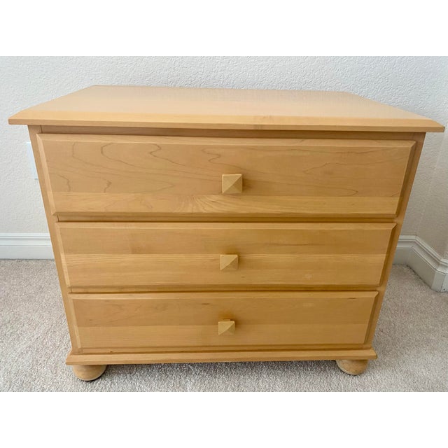 Late 20th Century Ethan Allen American Dimensions Three Drawer Chest Side/Night/Accent Chest Mint Vintage Condition For Sale - Image 13 of 13