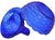 Blue Mid 20th Century Handblown Blue Americana Glass Bird-Figurine Centerpiece For Sale - Image 8 of 8