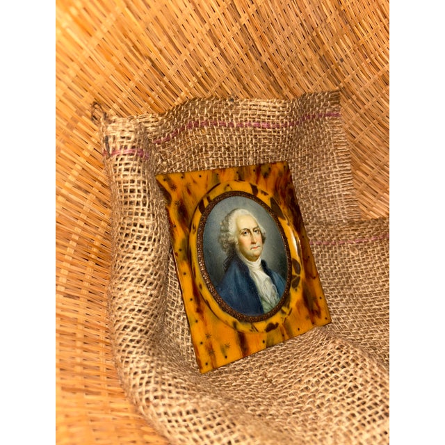 Bakelite Frame W Lithograph of George Washington For Sale - Image 12 of 12