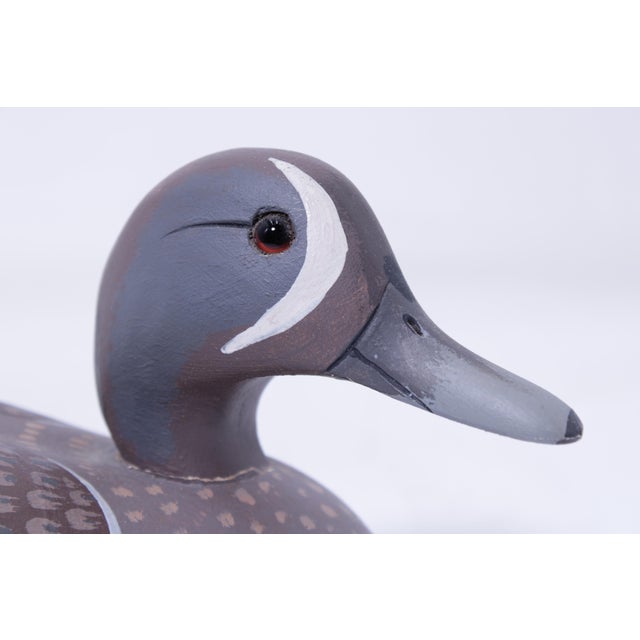 Blue William Gable Blue Winged Drake Duck Decoy For Sale - Image 8 of 12