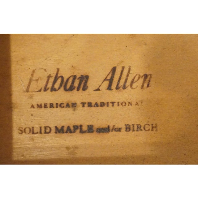 Ethan Allen Classic Manor Solid Maple 56" Accent Coffee Table 15-8420 For Sale - Image 11 of 14