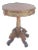 French Style Round Mahogany Pedestal Lamp Table with Ormolu Mounts For Sale