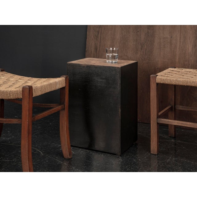1960s Brutalist Patinated Wood Cube Coffee Tables, 1960s, Set of 2 For Sale - Image 5 of 18