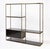 A beautiful lacquered enamel wood and brass shelving unit or room divider by Paul Mccobb for Calvin for the Irwin...