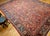 Vintage Oversized Persian Mahal Sultanabad Rug, Hand-Knotted Wool, Geometric Pattern, 12x15, Red & Navy For Sale - Image 4 of 18