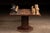 Gothic Mid 20th Century Wooden Chess Table With Wooden Chess Pieces For Sale - Image 3 of 15