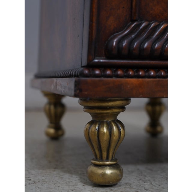 Century Monarch Kneehole Empire Mahogany Vanity For Sale - Image 9 of 12