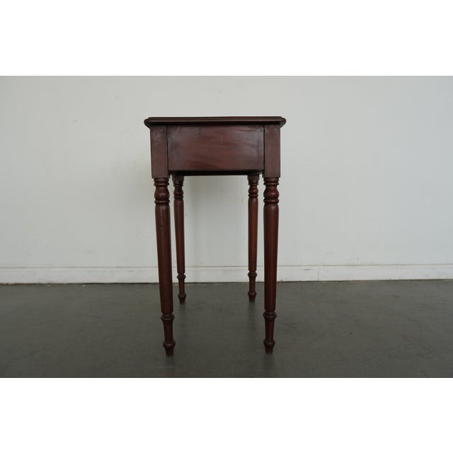 Late 19th Century Antique American Turned Leg Side Table For Sale - Image 5 of 18