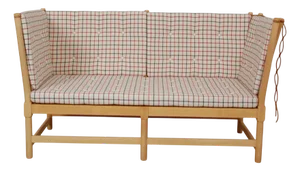 Spoke-Back Sofa in Cotil Fabric by Børge Mogensen, 1990s