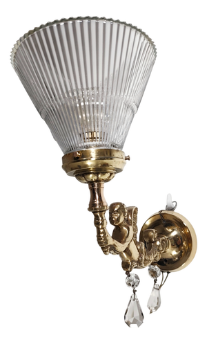 Vintage Spanish Bronze Wall Sconce, 1950s