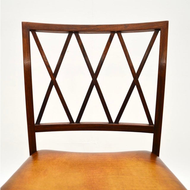 Vintage Danish Desk Chair attributed to Ole Wanscher, 1960s For Sale - Image 9 of 11