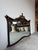 Chinoiserie Vintage Palm Beach Chinoiserie Pagoda Overmantel Wall Mirror With Gilt & Black Lacquer Frame Description For Sale - Image 3 of 13