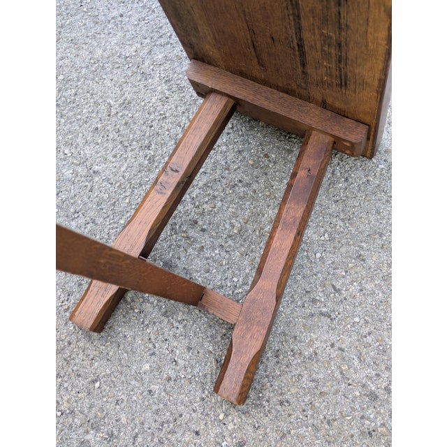 Rustic Oak Bench, France, 1970 For Sale - Image 4 of 14