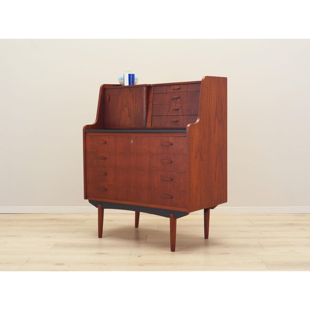 Danish Teak Secretary, 1970s For Sale - Image 3 of 18