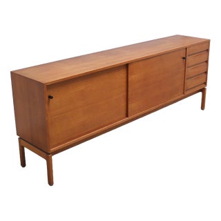 Walnut Abstracta Sideboard by Jos De Mey for Van Den Berghe-Pauvers, 1960s For Sale