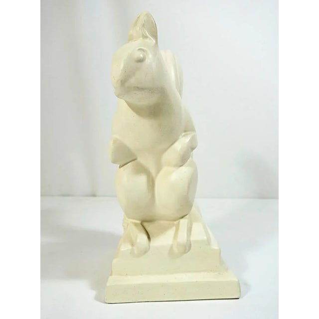 1930s Vintage Art Deco Ceramic Squirrel by Charles Lemanceau For Sale - Image 5 of 11