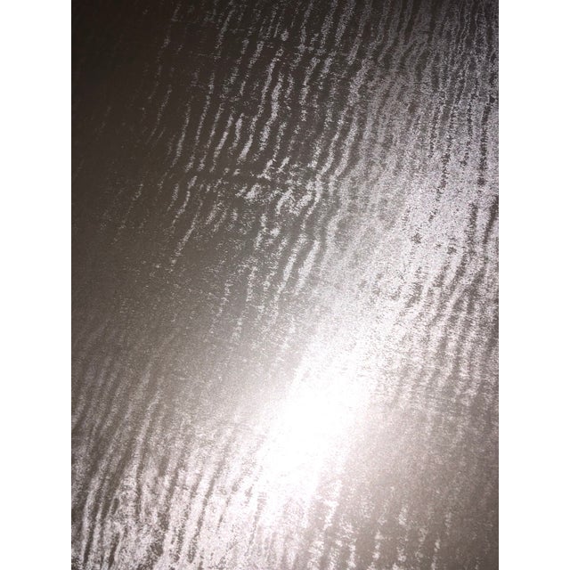 White Contemporary Century Furniture Stainless Steel Bar Stools - Set of 4 For Sale - Image 8 of 10