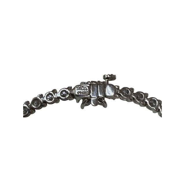 Early 21st Century Tiffany & Co., Victoria 4.73 Carat Diamond and Platinum Bracelet For Sale - Image 5 of 5