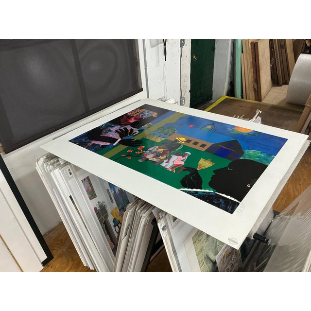 Romare Bearden School Bell Time, 1994 For Sale In New York - Image 6 of 12