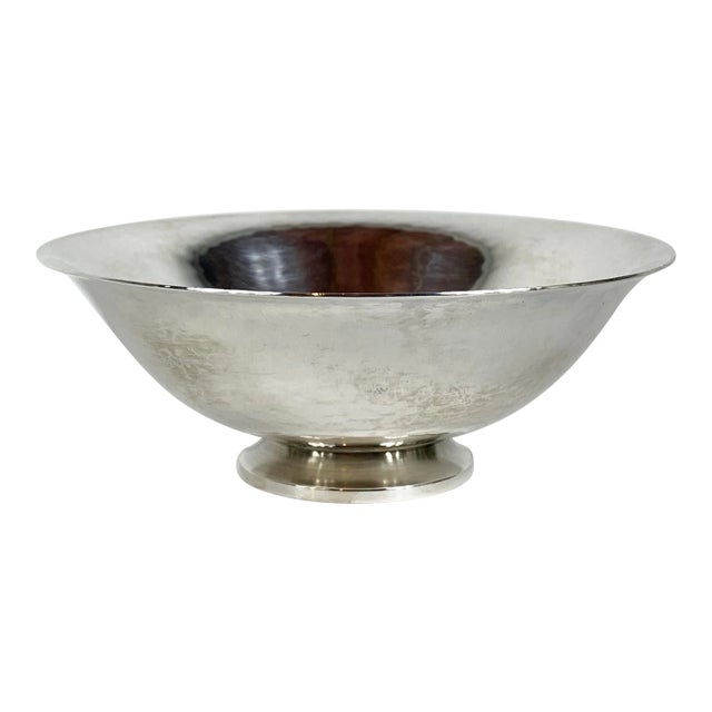 1940s Small Danish Sterling Silver Bowl by Harald Nielsen for Georg Jensen For Sale