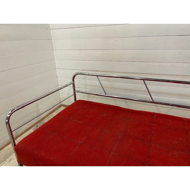 Bauhaus Bauhaus Tubular Steel Sofa, 1940s For Sale - Image 3 of 10