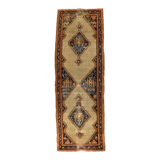 Antique Persian Runner Rug. 3'8"x 10'8" For Sale