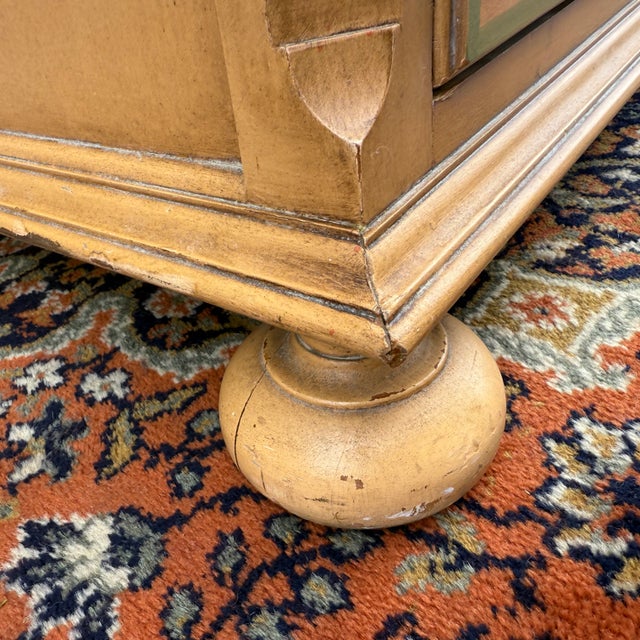 Mid 20th Century Drexel Country Farmhouse Paint Decorated Highboy Dresser For Sale - Image 16 of 18