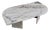 Large Italian Postmodern Sculptural Marble Coffee Table For Sale